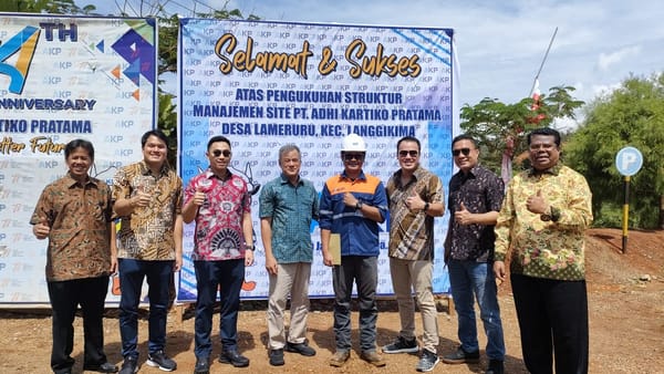 Dirut PT Adhi Kartiko Pratama Lantik Manajemen Site