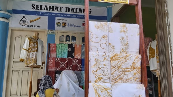 Bantu UMKM, PAMA Dorong Pengembangan Batik Serasan Khas Muara Enim