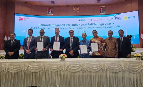 Bangun PLTB Berkapasitas 70 MW, Adaro dan PLN Tandatangani PJBL