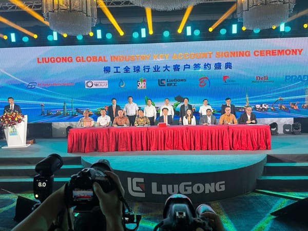 Mantap! 9 Perusahaan Teken Kontrak Pembelian Unit LiuGong Senilai USD 50 Juta