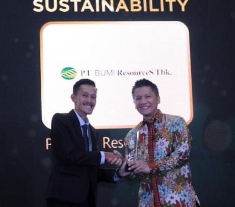 BUMI Raih Penghargaan Kategori Coal Champion for ESG dan Sustainability Business Principles 2023
