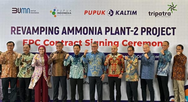 TRIPATRA Tandatangani Kontrak EPC Dengan PT Pupuk Kaltim Untuk Proyek Pembaruan Pabrik Amonia-2