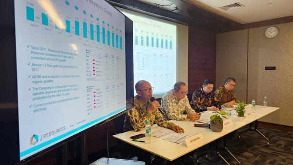 Siap Produksi Di Akhir 2024, Tambang DOUP Bakal Topang Produksi Emas J Resources Di 2025
