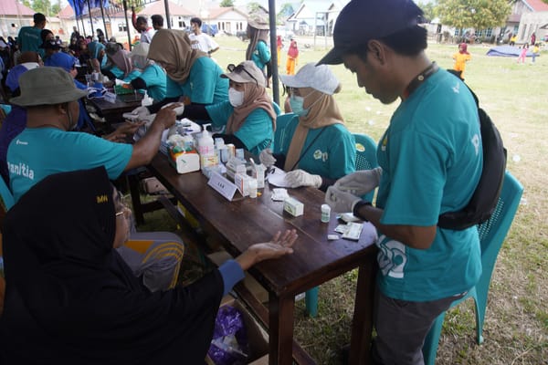 Peringati HKN ke 60, PT GKP Gelar Beragam Lomba dan Pemeriksaan Kesehatan Gratis