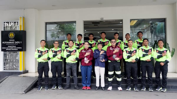 Usai Berlaga Diajang MERC Di Australia, Tim ERT PPA Disambut Dirtekling Minerba