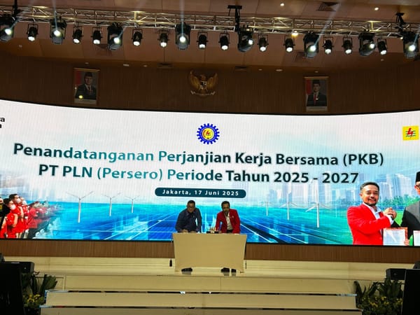 Serikat Pekerja PLN Dan Dirut PLN Tandatangani PKB Periode 2025-2027