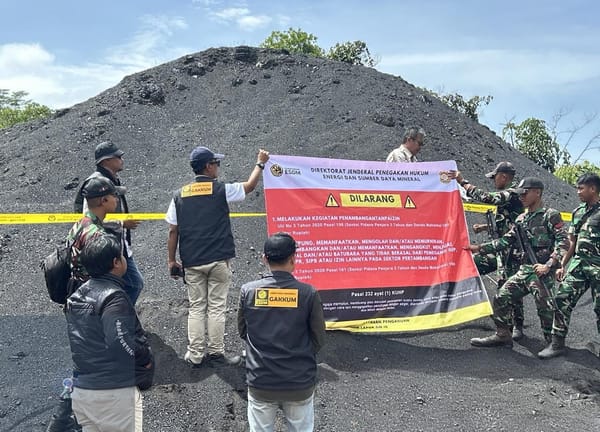 Gakkum ESDM Sita 70 Ribu Ton Batu Bara Ilegal di Kalimantan Timur